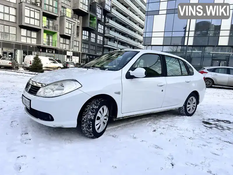 Седан Renault Symbol 2010 1.39 л. Ручная / Механика обл. Львовская, Львов - Фото 1/21