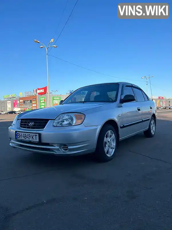 Седан Hyundai Accent 2003 1.5 л. Автомат обл. Одесская, Одесса - Фото 1/19