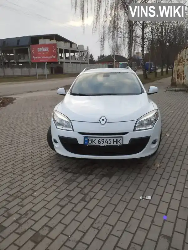 Универсал Renault Megane 2010 1.46 л. Робот обл. Ровенская, Березно - Фото 1/9