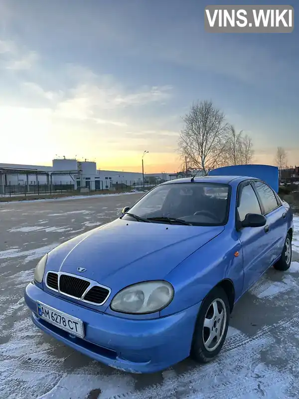 Седан Daewoo Sens 2007 null_content л. Ручна / Механіка обл. Житомирська, Коростень - Фото 1/12