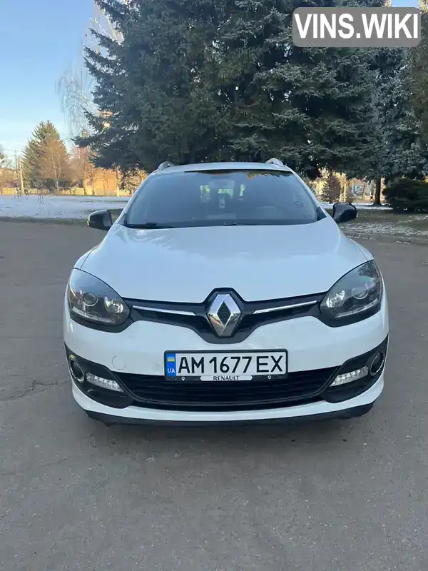 Універсал Renault Megane 2015 1.46 л. Ручна / Механіка обл. Житомирська, Житомир - Фото 1/21