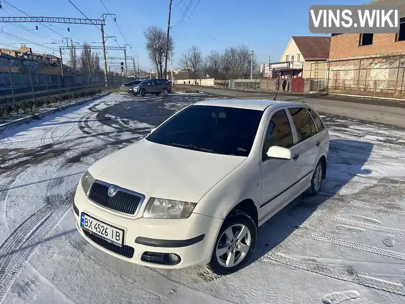 Универсал Skoda Fabia 2006 1.39 л. Ручная / Механика обл. Винницкая, Жмеринка - Фото 1/8