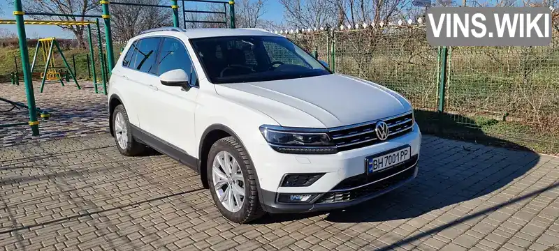 Внедорожник / Кроссовер Volkswagen Tiguan 2018 1.98 л. Автомат обл. Одесская, Одесса - Фото 1/21