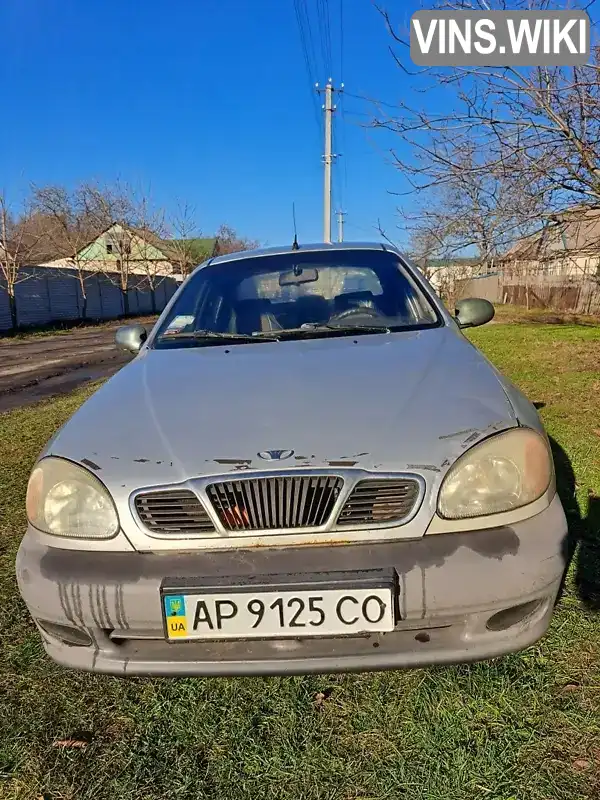 Седан Daewoo Sens 2003 1.3 л. Ручная / Механика обл. Запорожская, Вильнянск - Фото 1/21