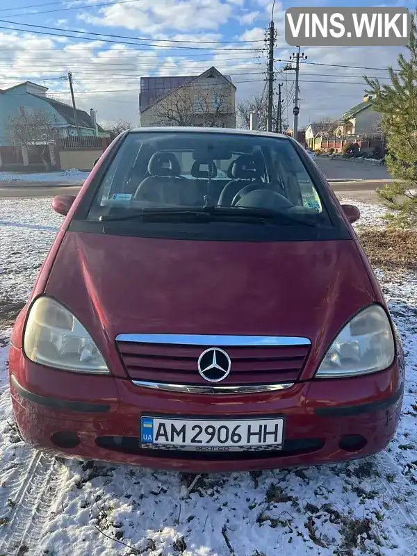 Хэтчбек Mercedes-Benz A-Class 1999 1.4 л. Ручная / Механика обл. Житомирская, Житомир - Фото 1/17