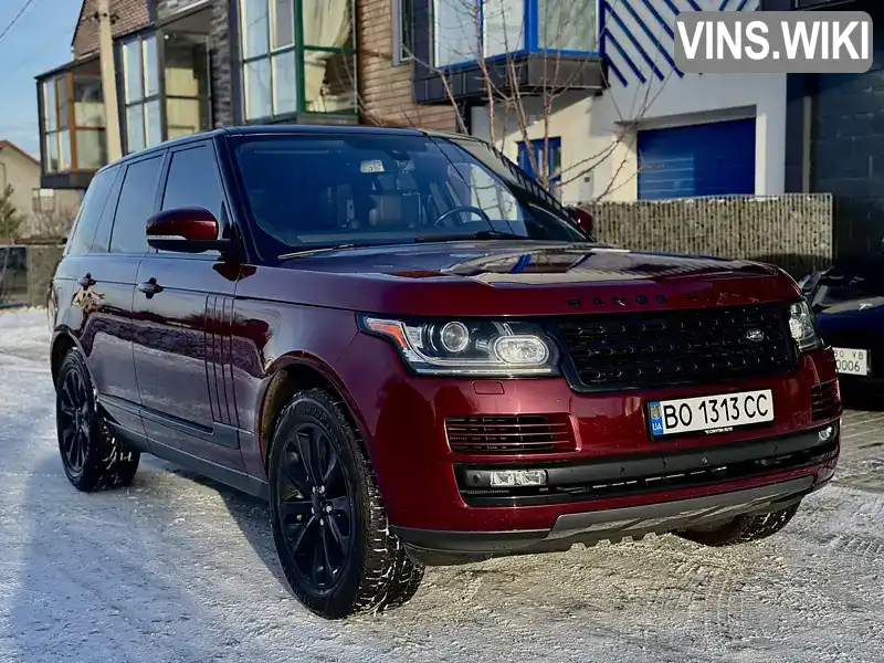 Позашляховик / Кросовер Land Rover Range Rover 2016 2.99 л. Автомат обл. Тернопільська, Тернопіль - Фото 1/21