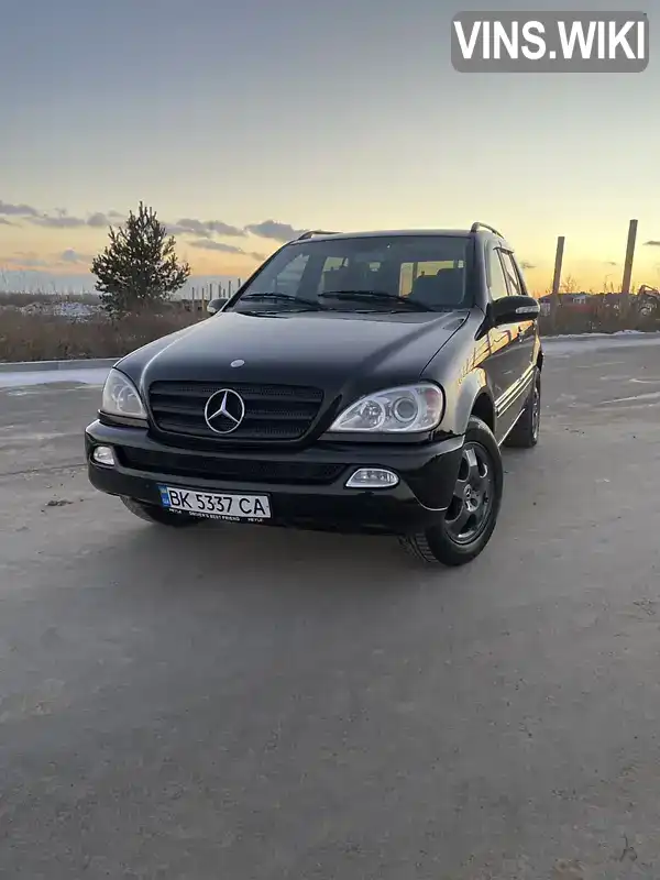 Позашляховик / Кросовер Mercedes-Benz M-Class 2003 3.7 л. Автомат обл. Рівненська, Рівне - Фото 1/13