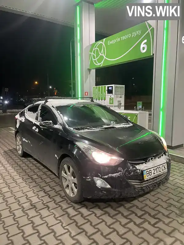 KMHDH41EBDU715174 Hyundai Elantra 2013 Седан 1.8 л. Фото 1