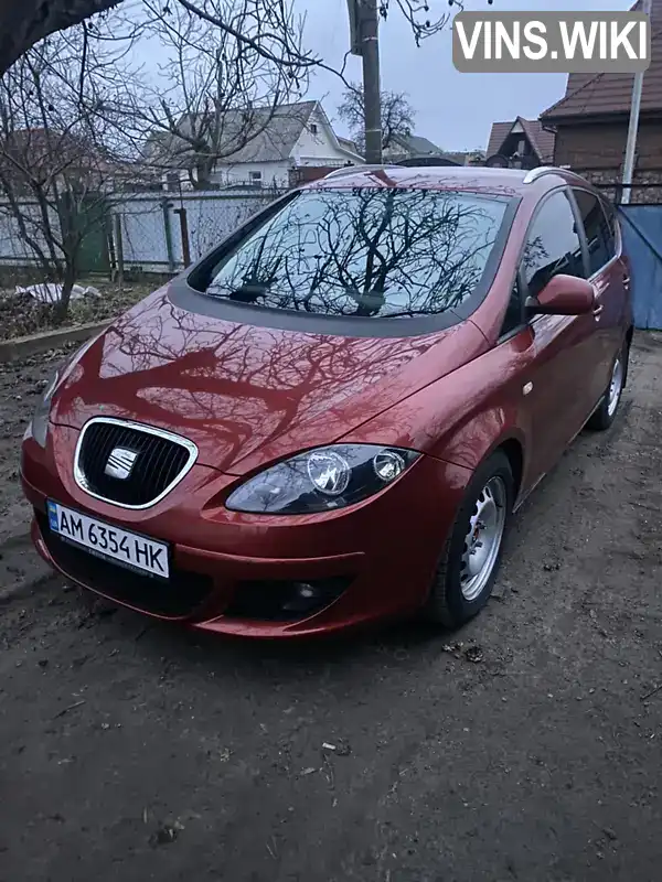 Минивэн SEAT Altea XL 2007 1.6 л. Ручная / Механика обл. Житомирская, Радомышль - Фото 1/8