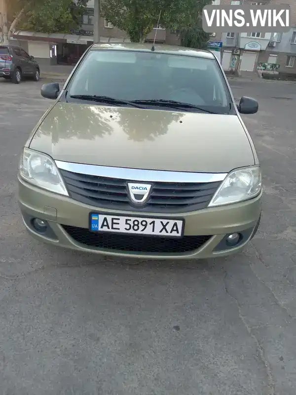 Седан Dacia Logan 2008 1.4 л. Ручна / Механіка обл. Запорізька, Запоріжжя - Фото 1/14