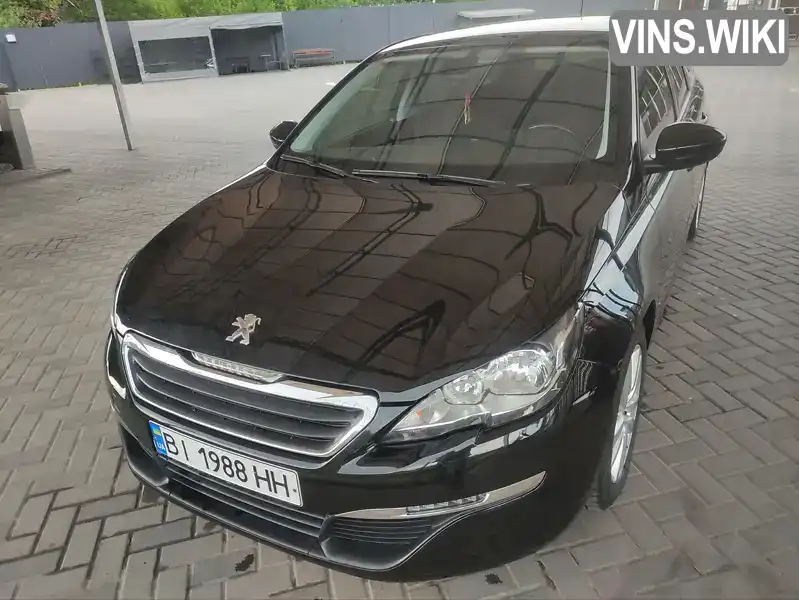 Універсал Peugeot 308 2015 1.56 л. Ручна / Механіка обл. Полтавська, Миргород - Фото 1/21