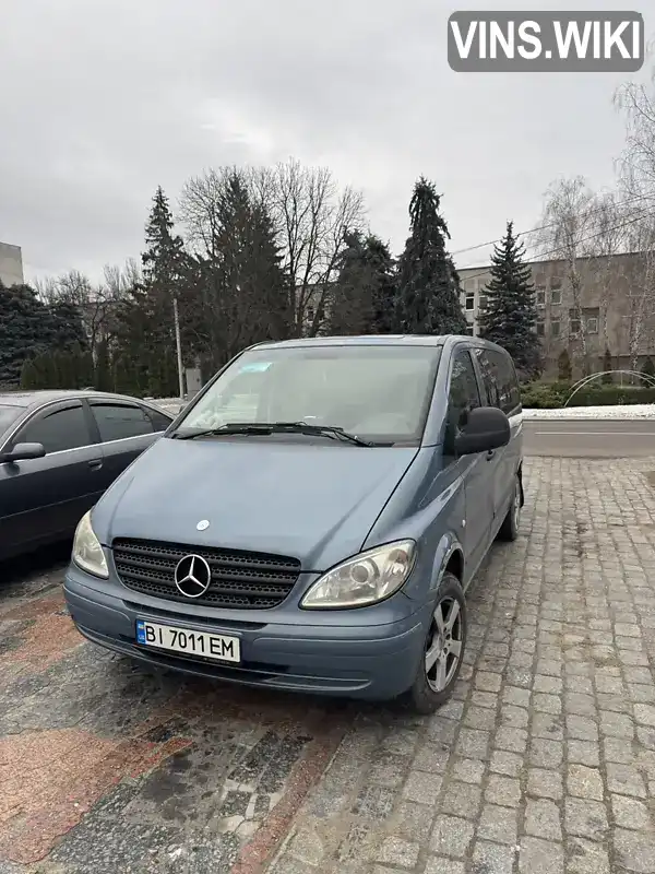 Мінівен Mercedes-Benz Vito 2006 3.2 л. Автомат обл. Полтавська, Кременчук - Фото 1/9