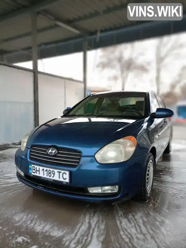 Седан Hyundai Accent 2006 1.4 л. Ручная / Механика обл. Одесская, Одесса - Фото 1/13