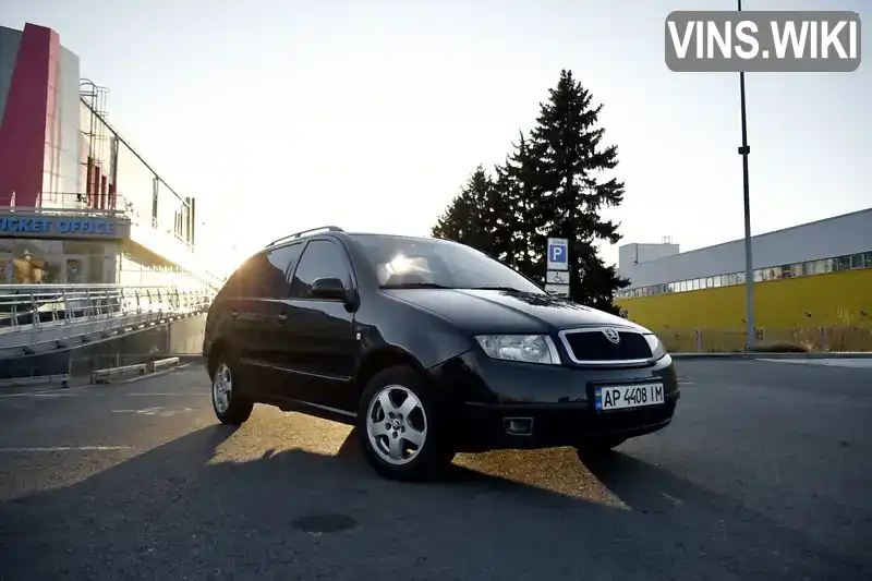 Универсал Skoda Fabia 2002 1.39 л. Ручная / Механика обл. Запорожская, Запорожье - Фото 1/12