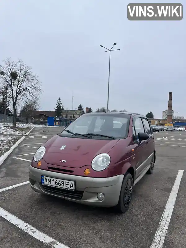 Хетчбек Daewoo Matiz 2008 1 л. Ручна / Механіка обл. Житомирська, Житомир - Фото 1/19