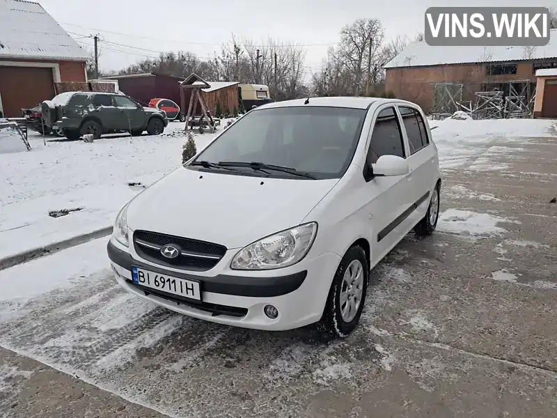 Хэтчбек Hyundai Getz 2010 1.4 л. Ручная / Механика обл. Полтавская, Зеньков - Фото 1/10