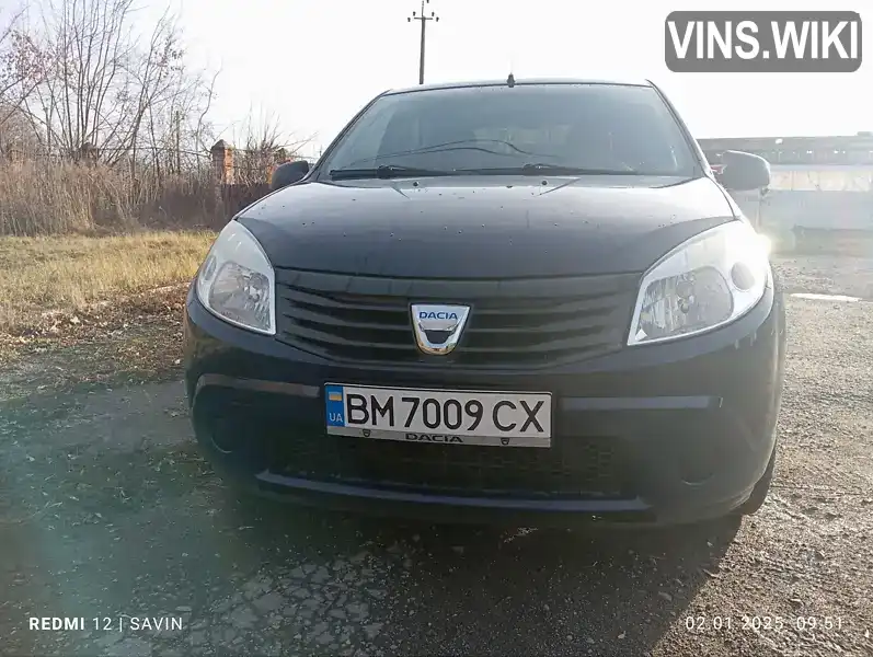 Хэтчбек Dacia Sandero 2010 1.39 л. Ручная / Механика обл. Сумская, Глухов - Фото 1/9