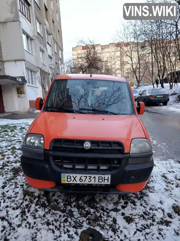 Минивэн Fiat Doblo 2004 1.91 л. Ручная / Механика обл. Хмельницкая, Хмельницкий - Фото 1/6