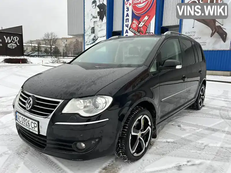 Мінівен Volkswagen Touran 2008 1.97 л. Ручна / Механіка обл. Волинська, Ковель - Фото 1/21