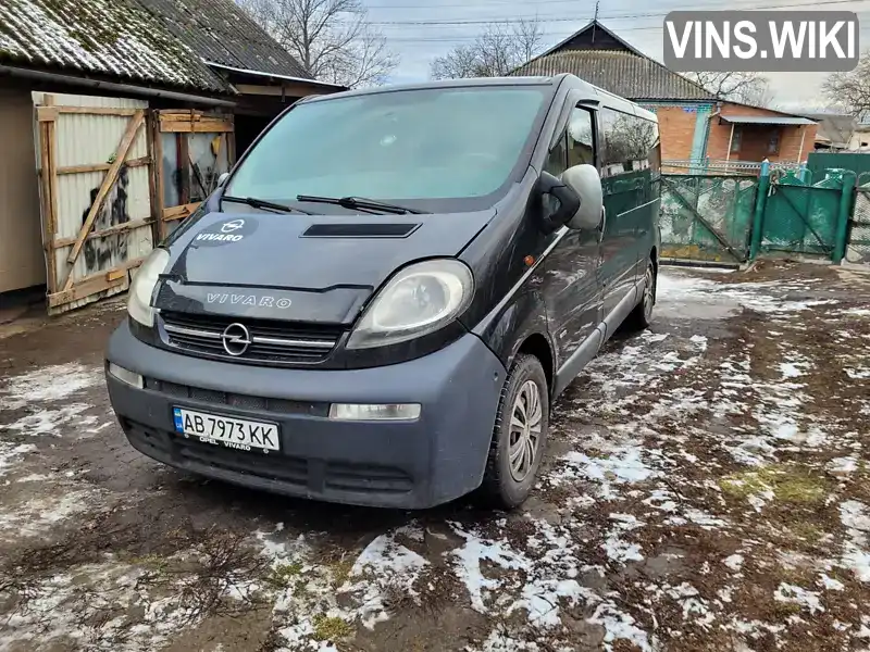 Мінівен Opel Vivaro 2005 1.9 л. Ручна / Механіка обл. Вінницька, Оратів - Фото 1/17