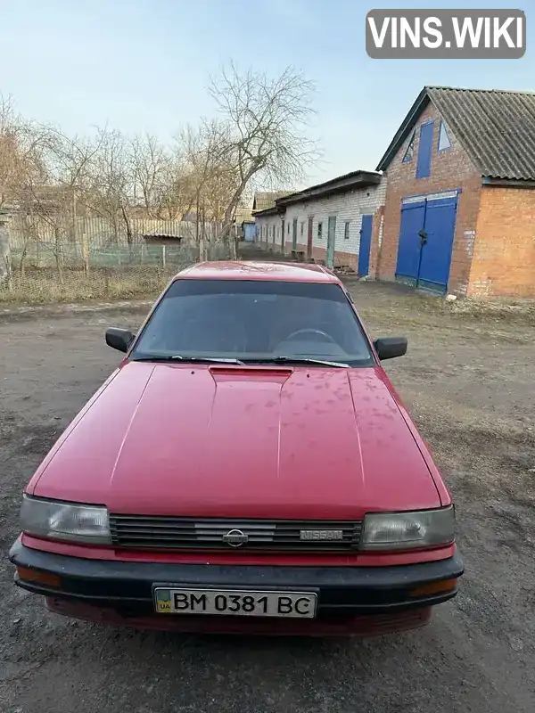 Универсал Nissan Bluebird 1986 2 л. Ручная / Механика обл. Сумская, Недригайлов - Фото 1/7