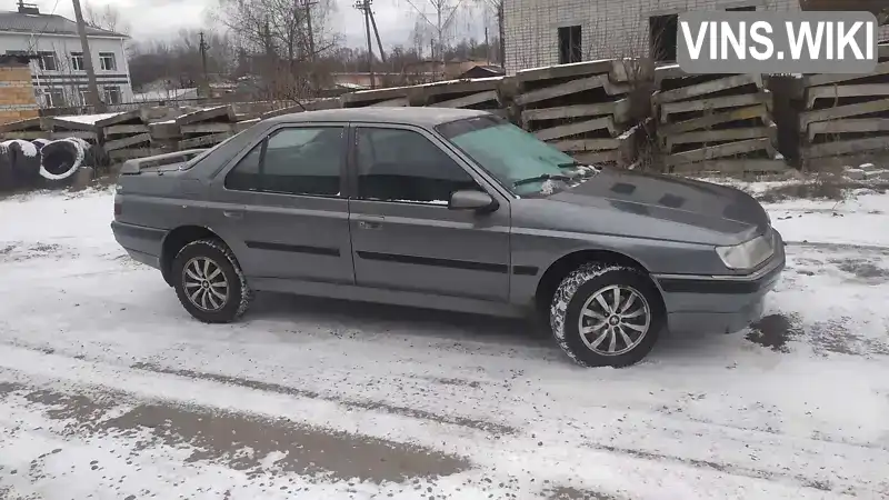 Седан Peugeot 605 1990 2 л. Ручна / Механіка обл. Сумська, Кролевець - Фото 1/21