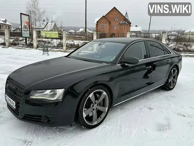 Седан Audi A8 2010 4.13 л. Автомат обл. Чернівецька, Чернівці - Фото 1/16