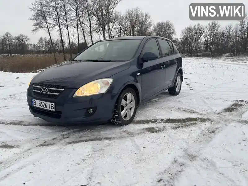 Хетчбек Kia Ceed 2008 1.6 л. Ручна / Механіка обл. Полтавська, Шишаки - Фото 1/16