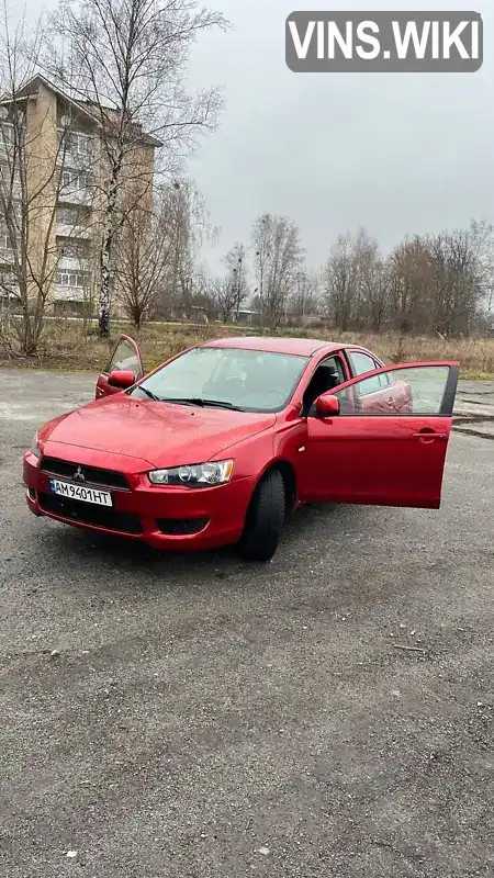 Седан Mitsubishi Lancer 2008 1.5 л. Автомат обл. Житомирська, Звягель - Фото 1/12