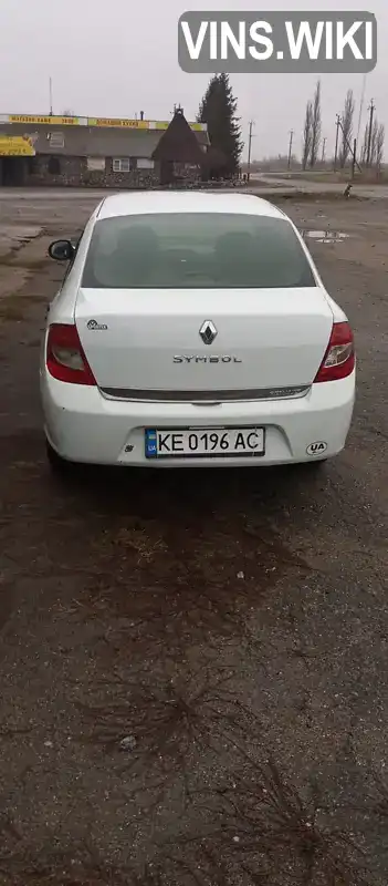 Седан Renault Symbol 2010 1.39 л. Ручная / Механика обл. Днепропетровская, Днепр (Днепропетровск) - Фото 1/12