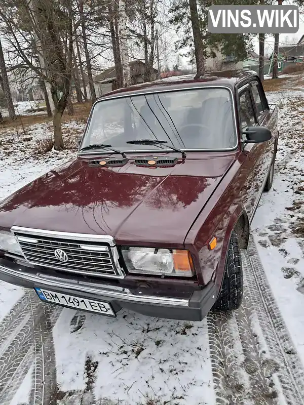 Седан ВАЗ / Lada 2107 2006 1.45 л. обл. Сумська, Шостка - Фото 1/10