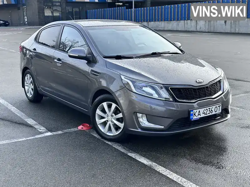 Седан Kia Rio 2013 1.59 л. обл. Київська, Київ - Фото 1/21