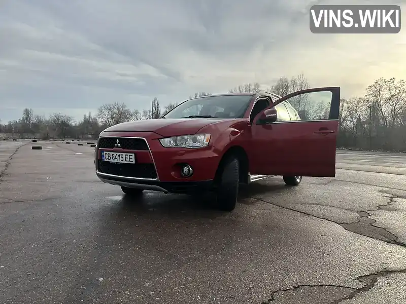 Позашляховик / Кросовер Mitsubishi Outlander 2010 2 л. Ручна / Механіка обл. Чернігівська, Чернігів - Фото 1/19