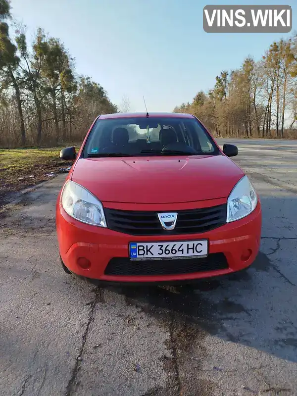 Хетчбек Dacia Sandero 2009 1.2 л. Ручна / Механіка обл. Рівненська, Корець - Фото 1/5