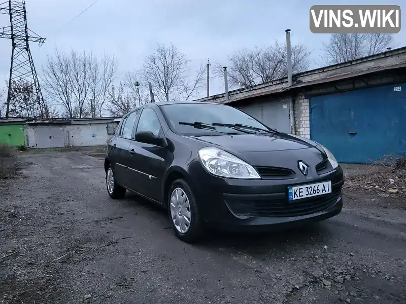 Хетчбек Renault Clio 2007 1.2 л. Ручна / Механіка обл. Дніпропетровська, Дніпро (Дніпропетровськ) - Фото 1/18