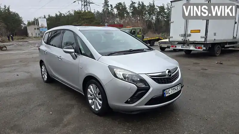 Минивэн Opel Zafira Tourer 2012 1.96 л. Автомат обл. Донецкая, Краматорск - Фото 1/21