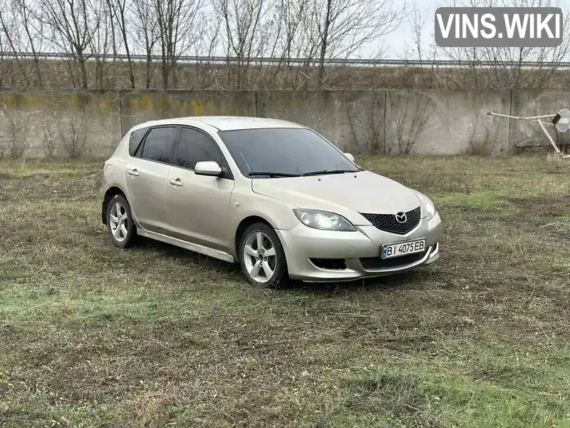 Хэтчбек Mazda 3 2005 1.6 л. Автомат обл. Полтавская, Полтава - Фото 1/16