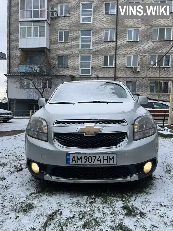 Минивэн Chevrolet Orlando 2012 2 л. Ручная / Механика обл. Житомирская, Коростень - Фото 1/21