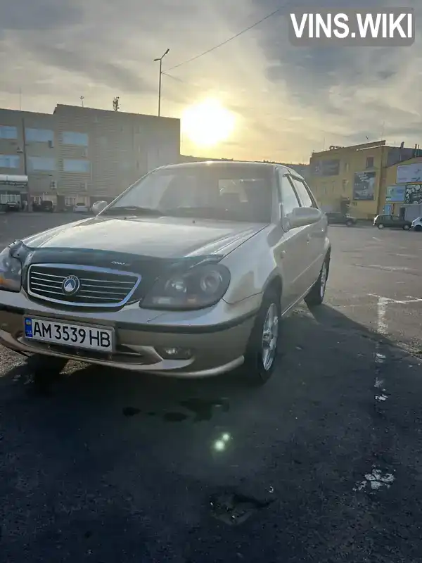 Седан Geely CK 2008 1.6 л. Ручная / Механика обл. Житомирская, Житомир - Фото 1/15