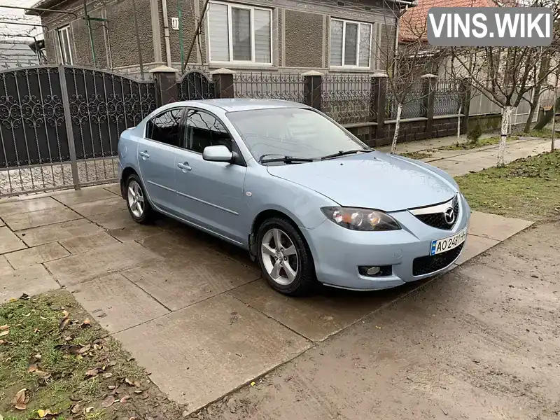 Седан Mazda 3 2006 1.6 л. Ручна / Механіка обл. Закарпатська, location.city.velyki_luchky - Фото 1/15