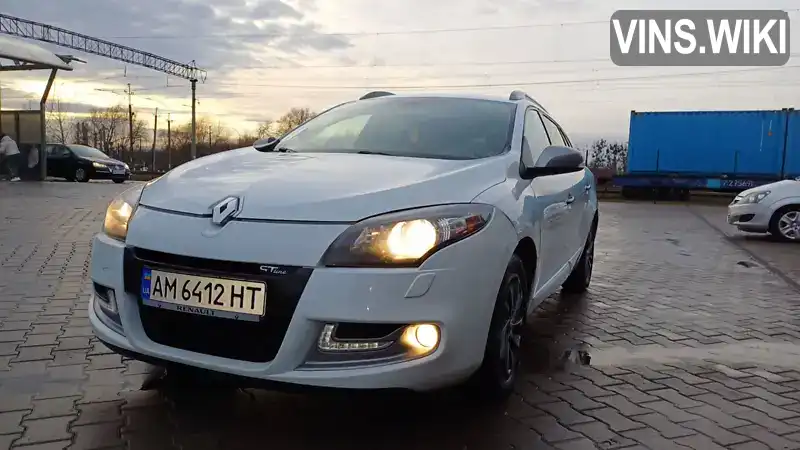 Универсал Renault Megane 2012 1.46 л. Ручная / Механика обл. Житомирская, Звягель - Фото 1/21