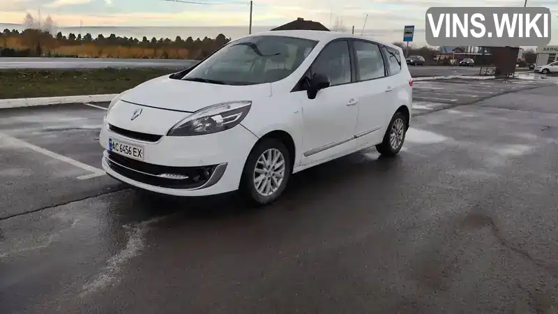 Мінівен Renault Grand Scenic 2012 1.5 л. Ручна / Механіка обл. Волинська, Луцьк - Фото 1/15