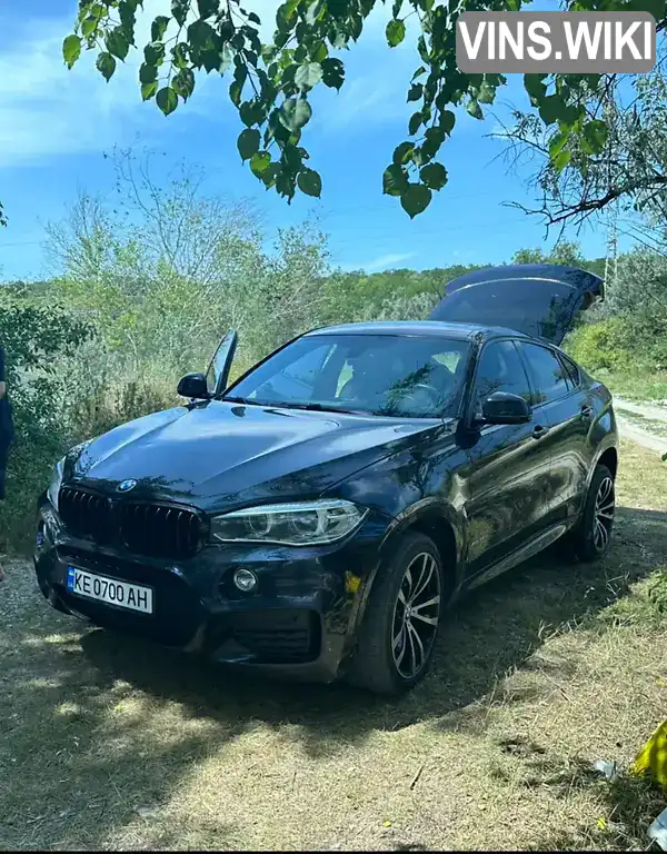 Внедорожник / Кроссовер BMW X6 2015 2.98 л. Автомат обл. Днепропетровская, Днепр (Днепропетровск) - Фото 1/6