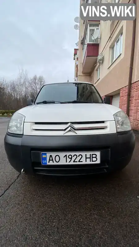 Минивэн Citroen Berlingo 2006 2 л. Ручная / Механика обл. Закарпатская, Ужгород - Фото 1/14