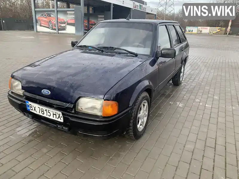 Універсал Ford Escort 1987 1.4 л. Ручна / Механіка обл. Хмельницька, Кам'янець-Подільський - Фото 1/5