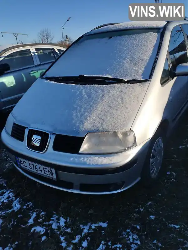 Минивэн SEAT Alhambra 2006 1.97 л. Ручная / Механика обл. Волынская, location.city.volodymyr - Фото 1/9