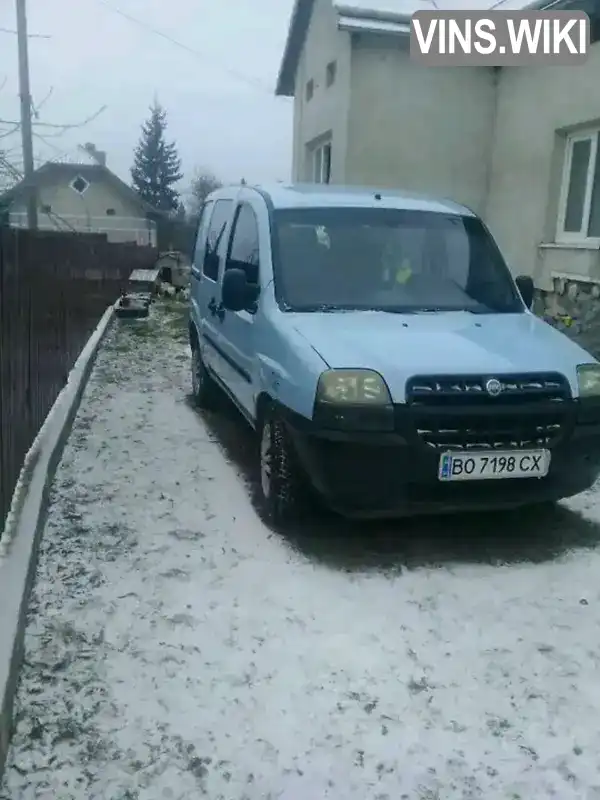 Минивэн Fiat Doblo 2004 1.3 л. Ручная / Механика обл. Тернопольская, Бережаны - Фото 1/9