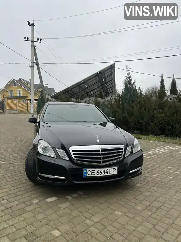 Седан Mercedes-Benz E-Class 2010 2.99 л. Автомат обл. Черновицкая, Черновцы - Фото 1/15