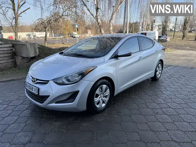 5NPDH4AE8GH677046 Hyundai Elantra 2015 Седан 1.8 л. Фото 1