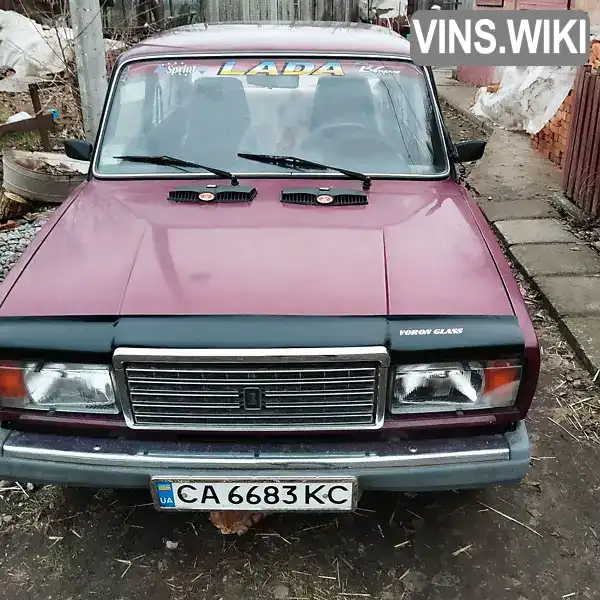 Седан ВАЗ / Lada 2107 2003 1.5 л. Ручна / Механіка обл. Черкаська, Сміла - Фото 1/5